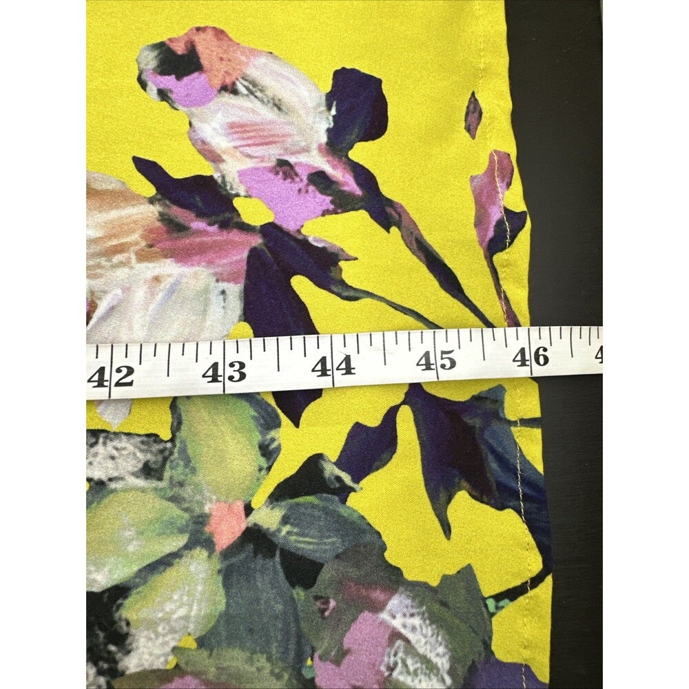 Soft Surroundings Maise Floral Smocked Midi Dress Yellow Flutter Sleeve Plus 2X - Picture 13 of 13